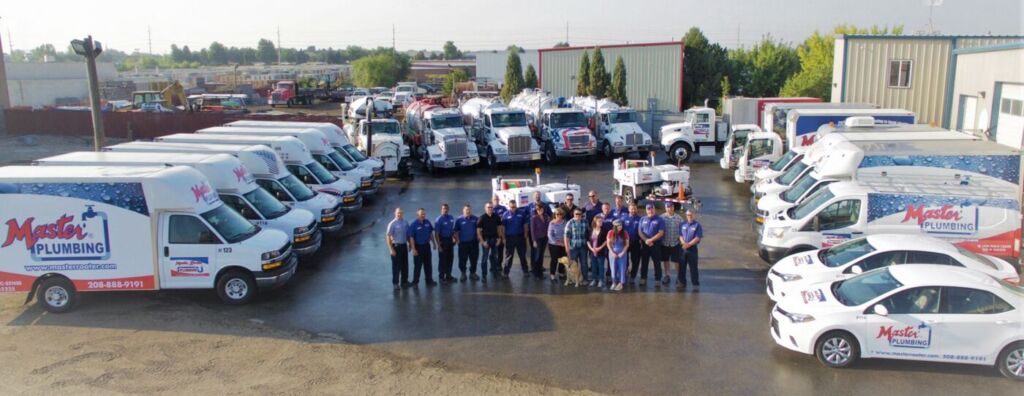 A local Master Rooter emergency plumbing company's team